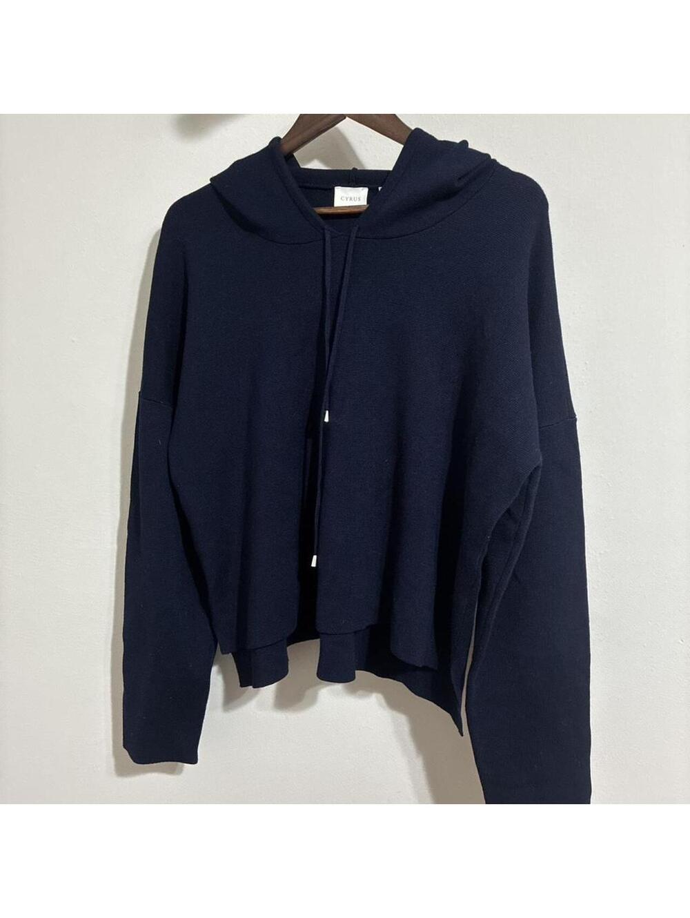Cyrus Men's Navy and Blue Hoody